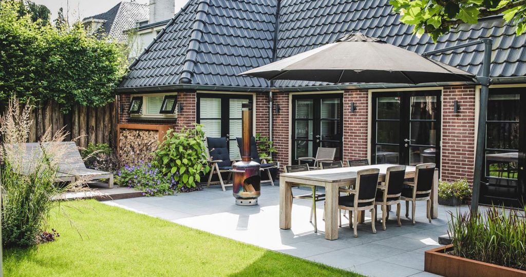 Moderne tuin in Hilversum