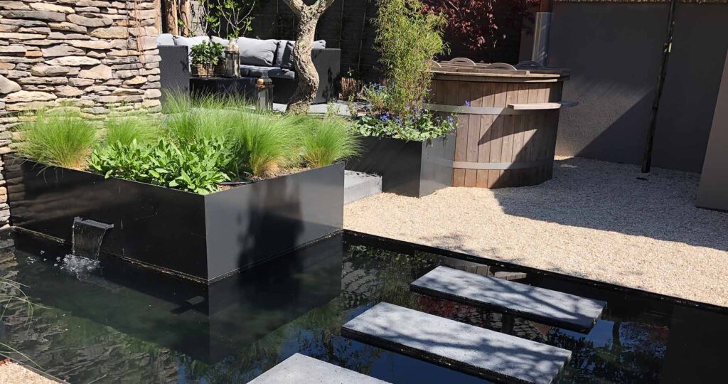 Strakke tuin in Laren